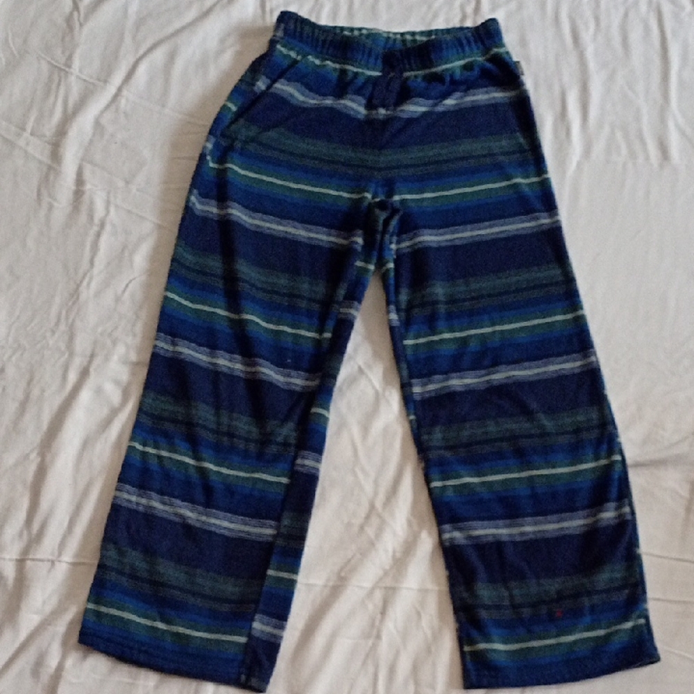 Eddie Bauer Boy's Striped Blue Pajama Pants